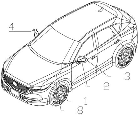 一種汽車轉彎盲區視覺輔助裝置的製作方法