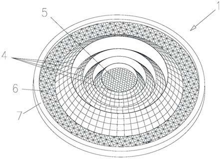 菲涅尔透镜结构图图片
