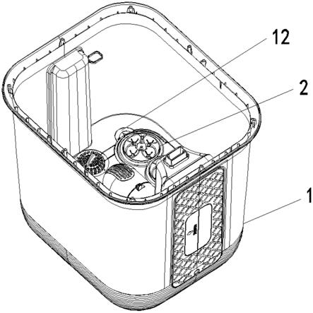 一種方便拆卸按摩組件的足浴器的製作方法