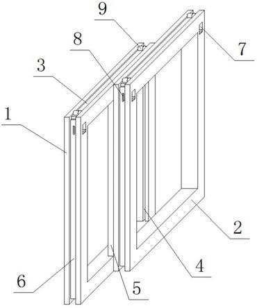 一种具有顶轨式移动塑钢窗的制作方法