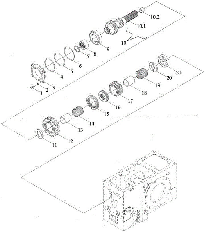 一種拖拉機變速箱結構的製作方法