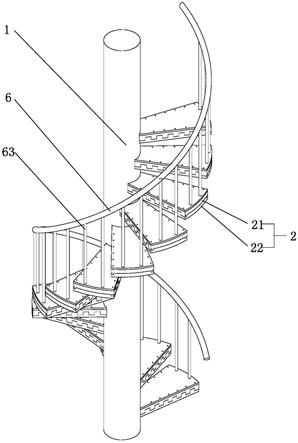 螺旋楼梯剖面图的画法图片