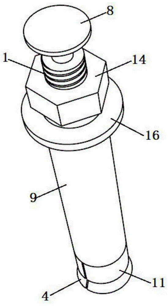 一种加固型膨胀螺栓的制作方法