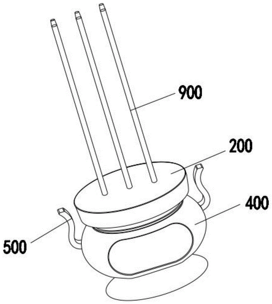 一种仿真电子香炉的制作方法