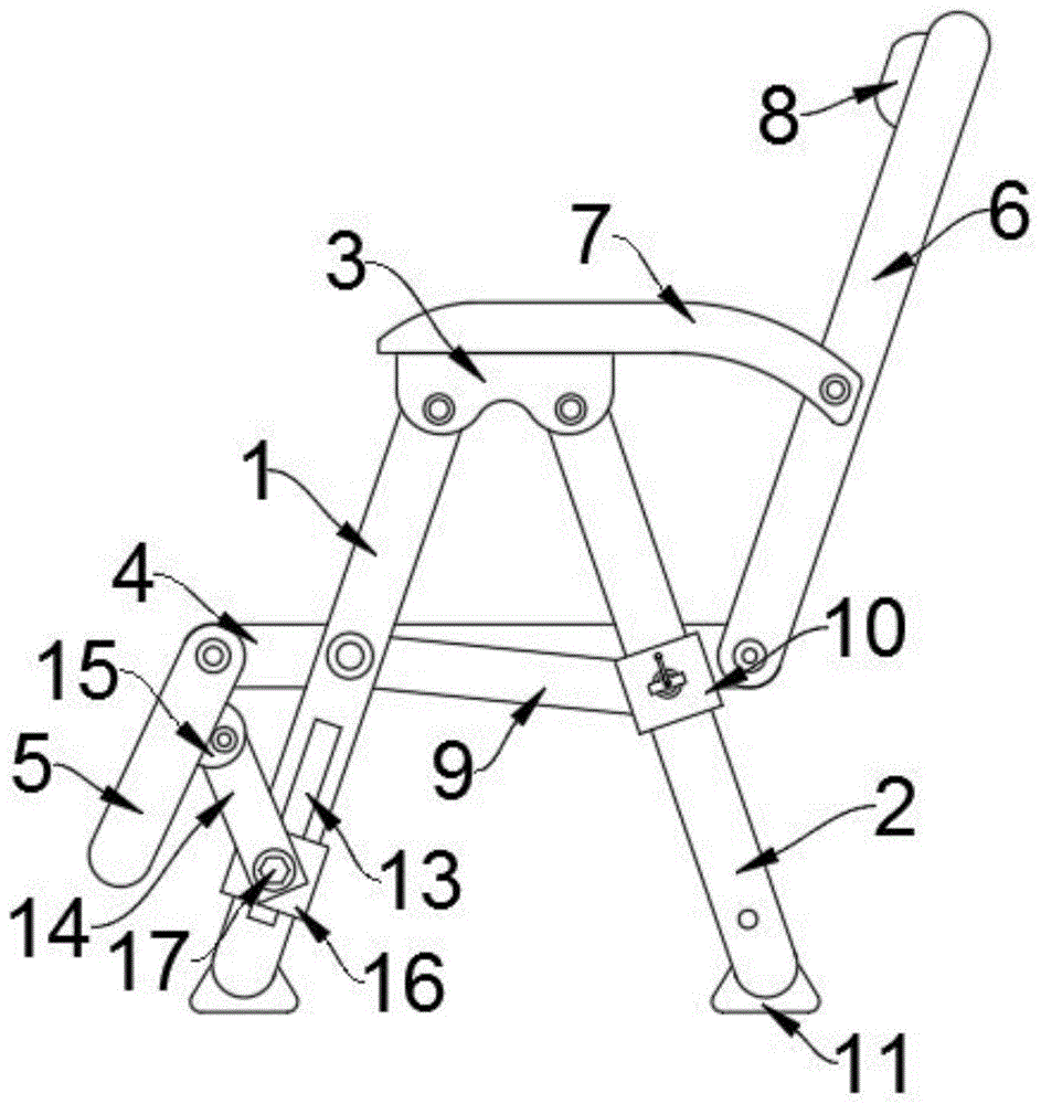 折叠椅的制作方法