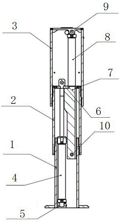 手动升降柱结构原理图片