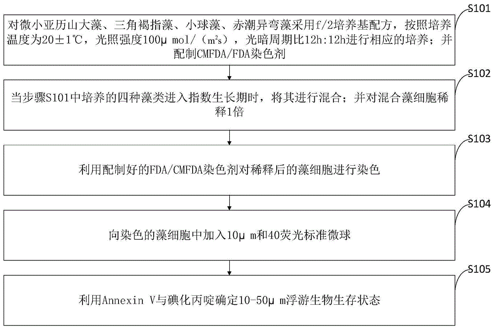 1050μm活体浮游生物活细胞流式细胞仪检测方法与流程