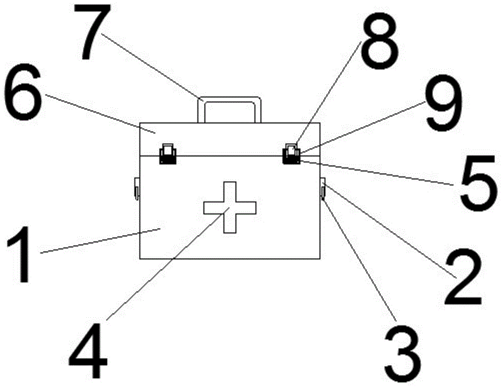 医疗箱结构图图片