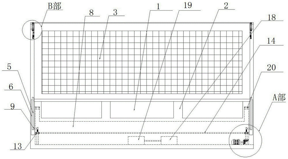 一種玻璃幕牆結構