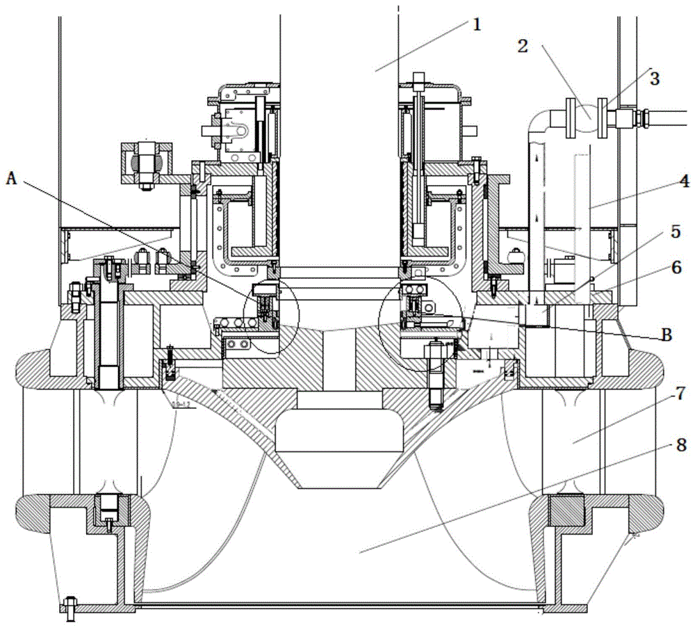 水轮机主轴密封结构图图片