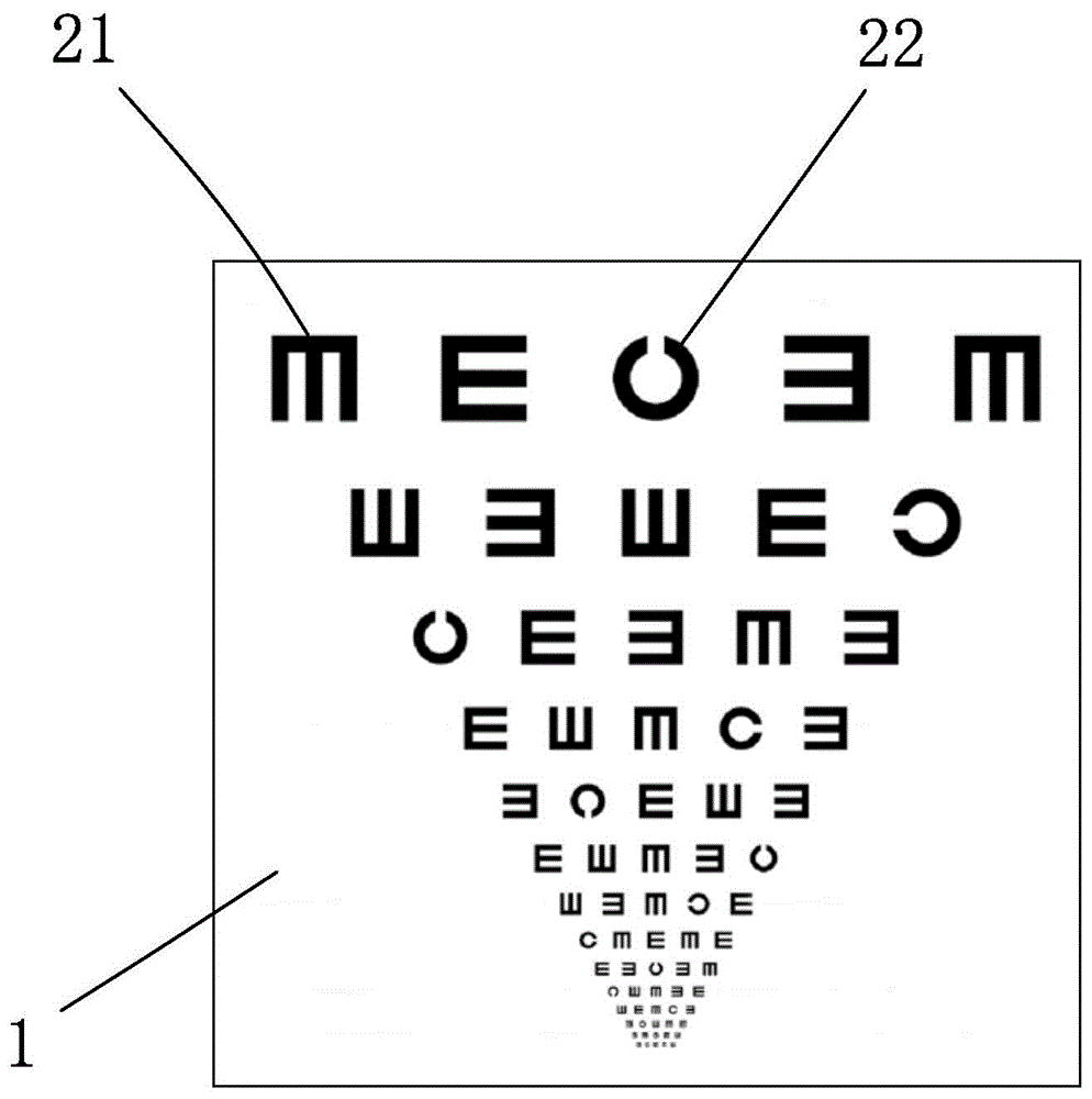 背景技术:经典的etdrs表诞生于1982年,由三张独立的字母视力表组成