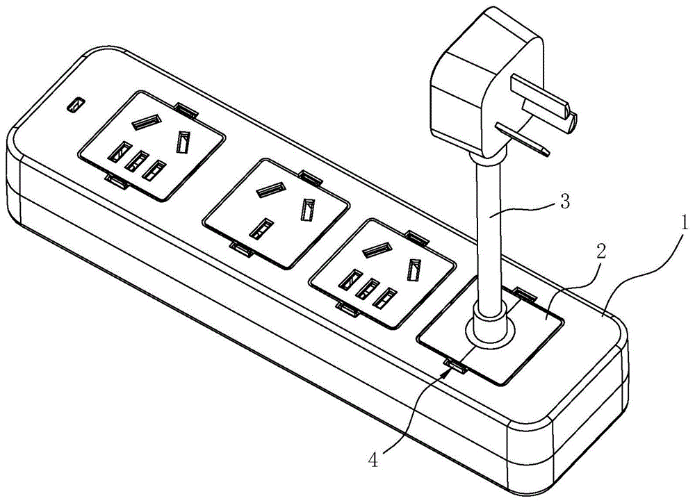一种移动式自接线插座的制作方法