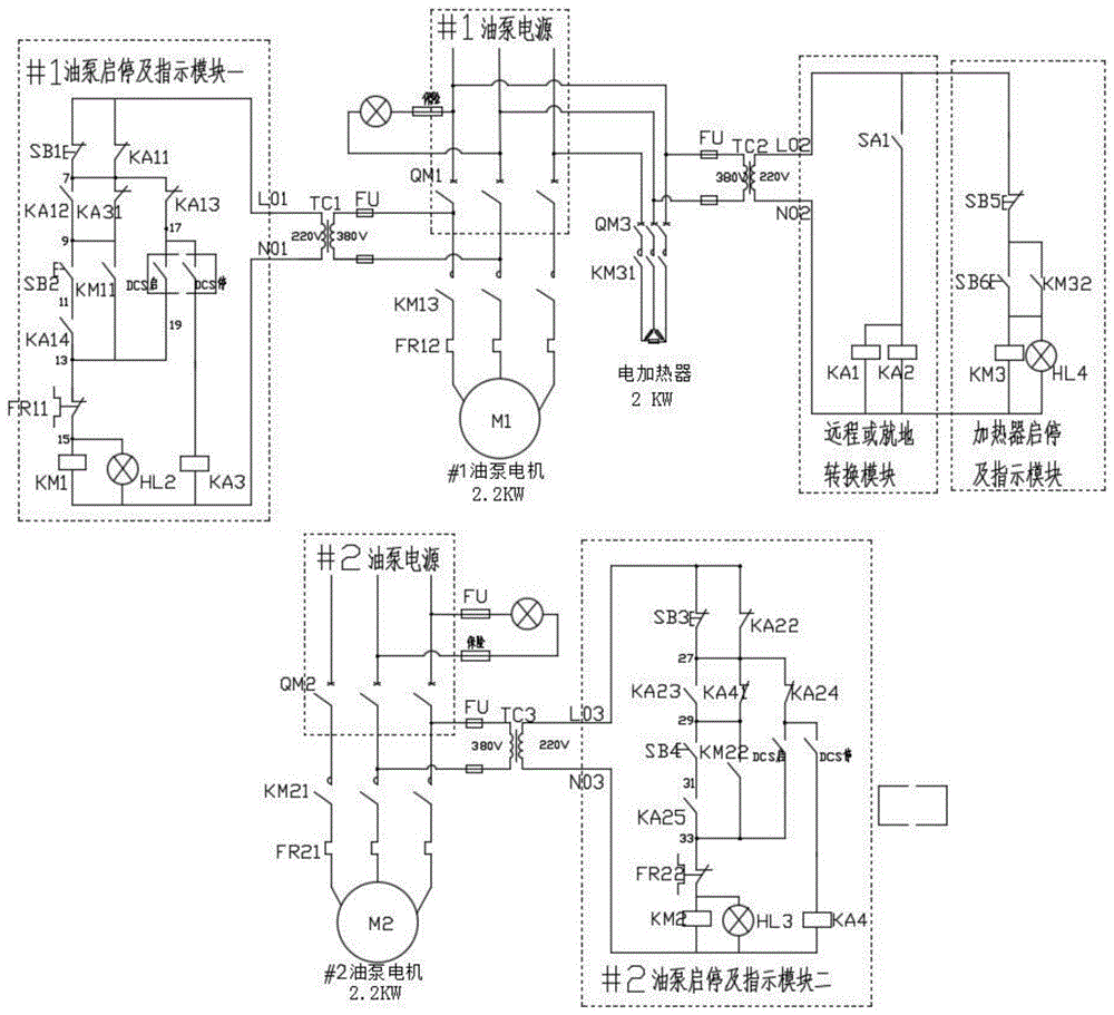 引風機油站電氣系統的製作方法