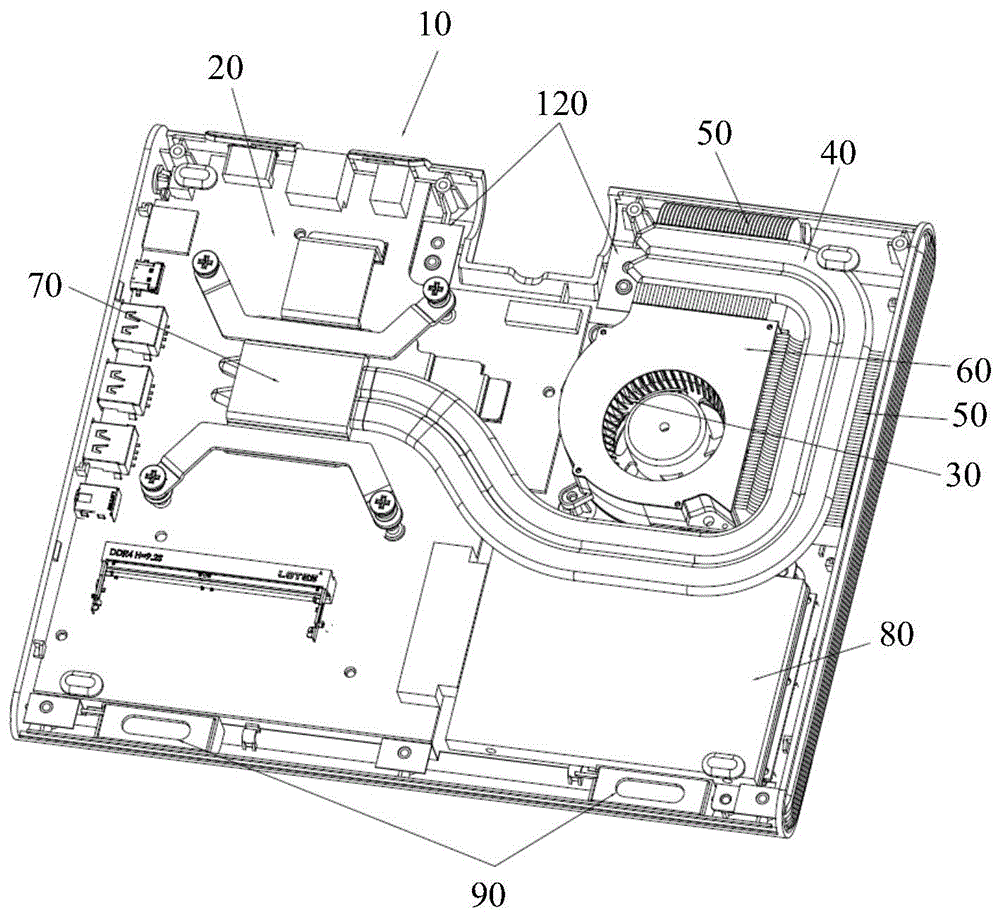 笔记本散热器结构图图片
