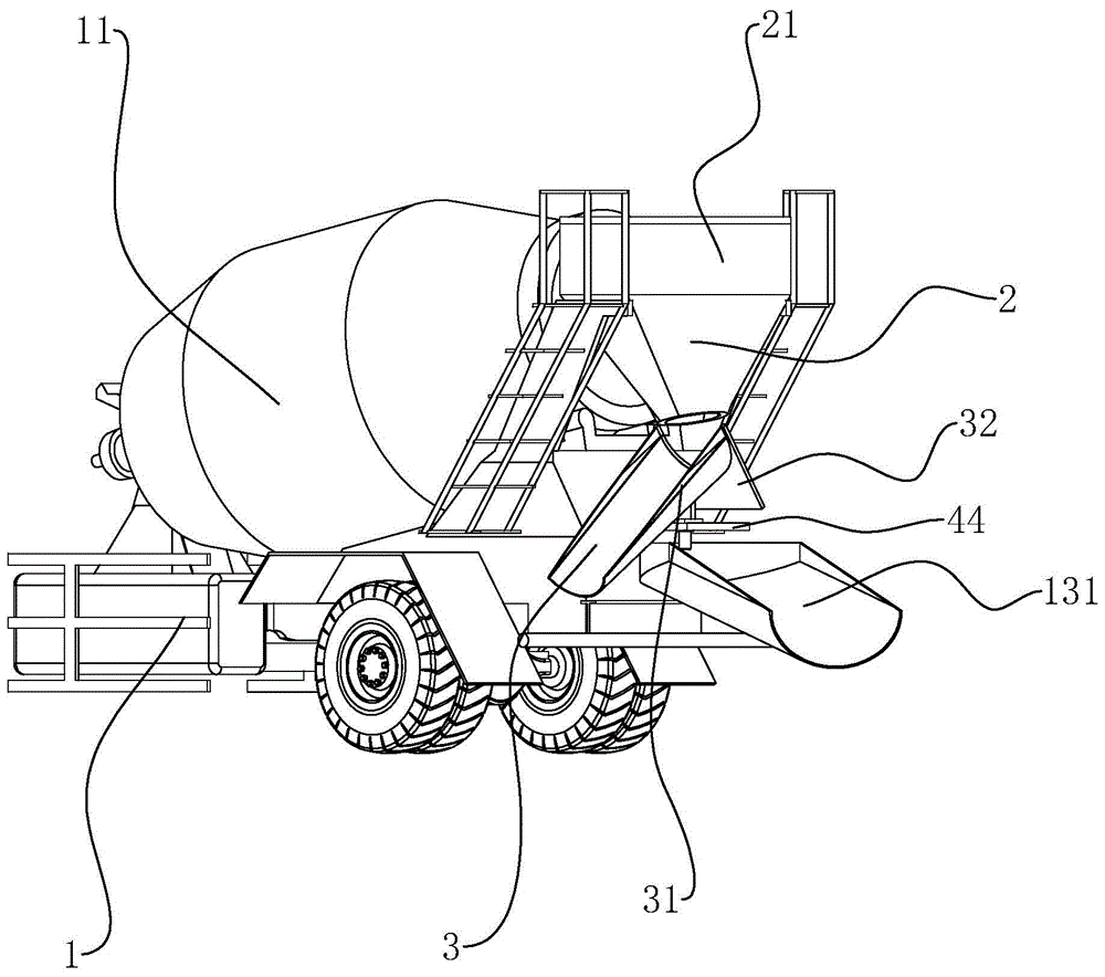 一种多方向出料的混凝土运输搅拌车的制作方法