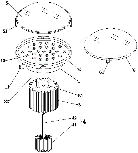 一種防眩目led筒燈的製作方法