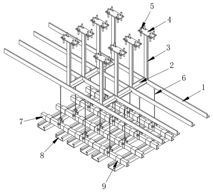 一種反支撐吊頂龍骨結構的製作方法