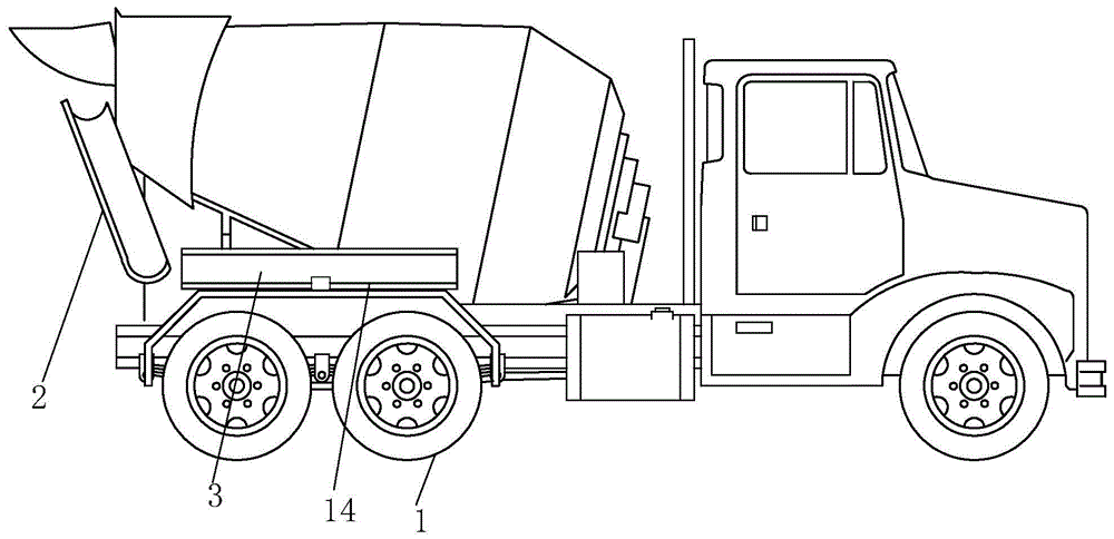 水泥罐车的内部结构图图片