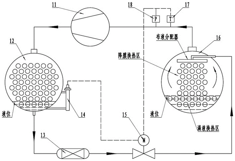 降膜式蒸发器图纸图片