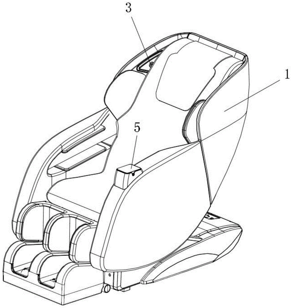 按摩椅结构原理实物图图片