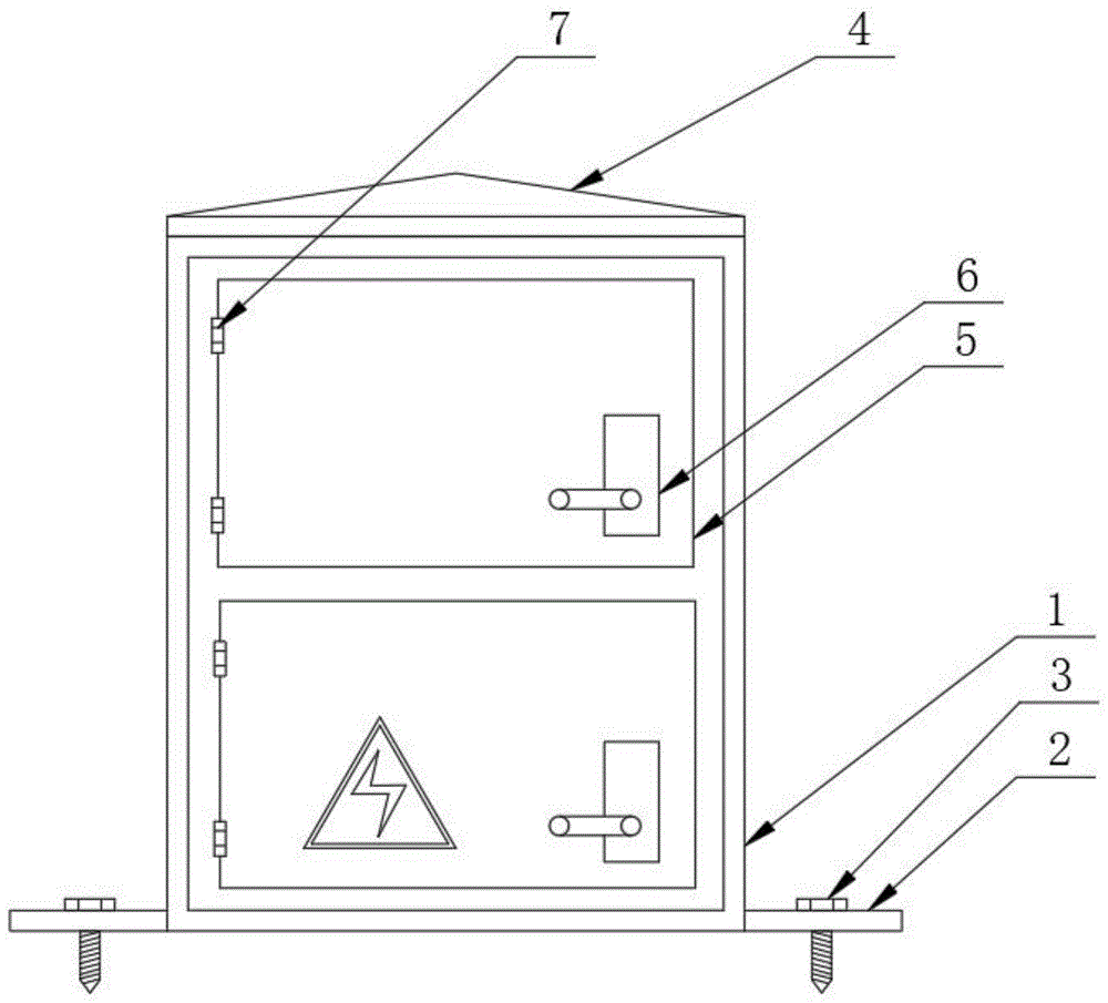一种5g信号塔用户外式电配箱的制作方法