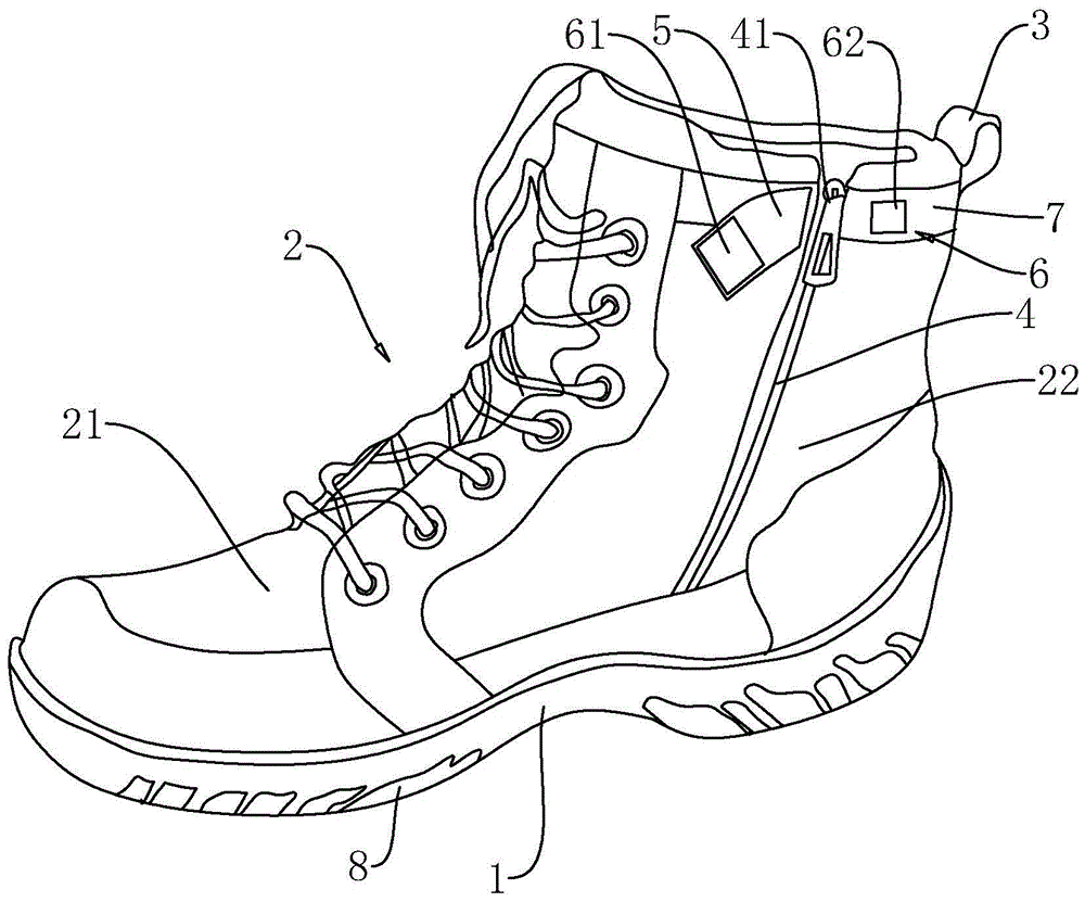 军靴解剖图片