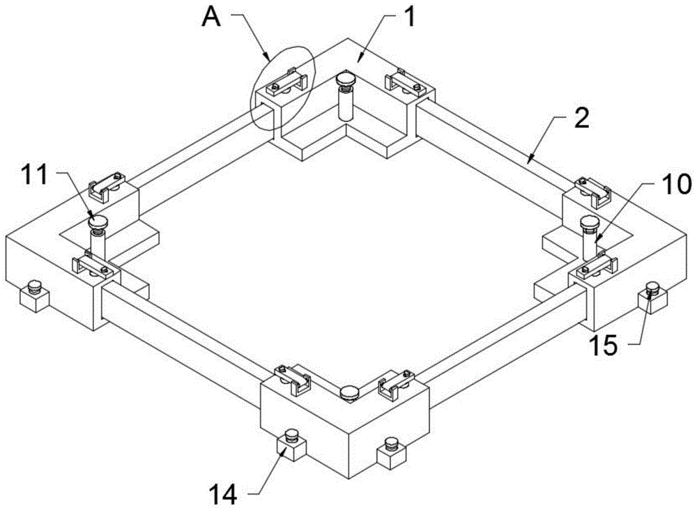 一种注塑成型塑胶模具用固定装置的制作方法