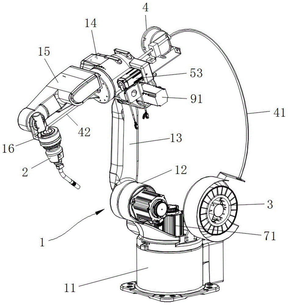 焊接机器人结构简图图片