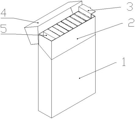 一種帶有可折線貼片密封的捲菸煙盒