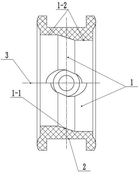一种软密封中线蝶阀斜密封面阀座的制作方法