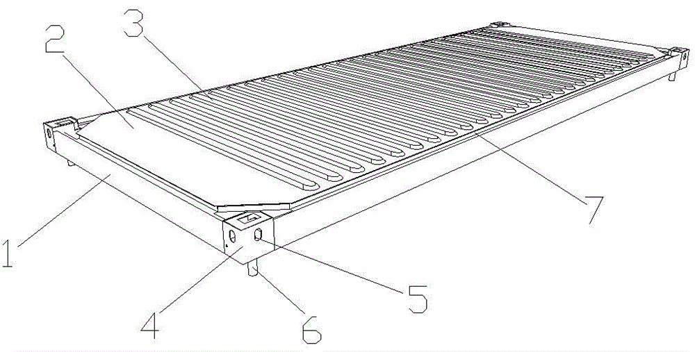 一种打包箱用屋顶结构的制作方法