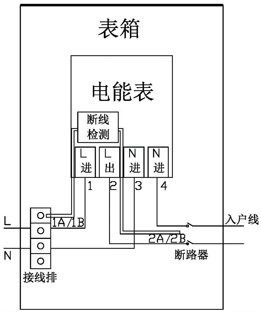 一种防窃电的电能表电路的制作方法