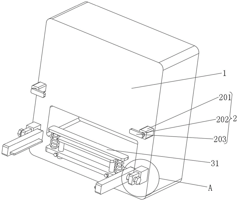 一种电源箱插接式主机箱体