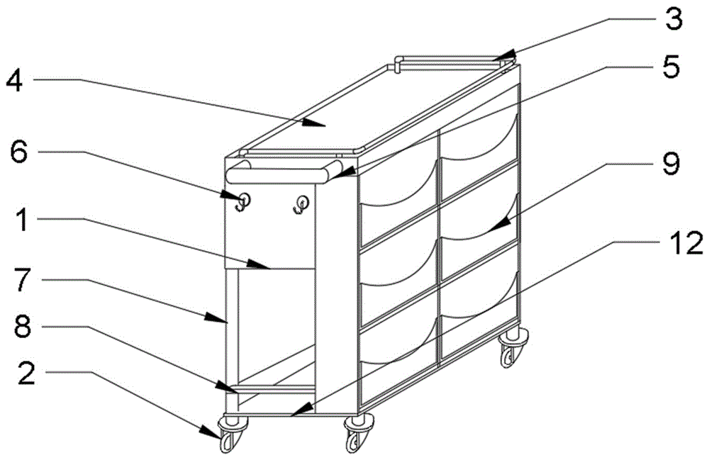 多功能治疗车设计图图片