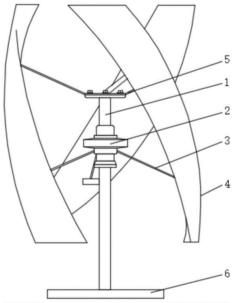 垂直轴风力发电机图解图片