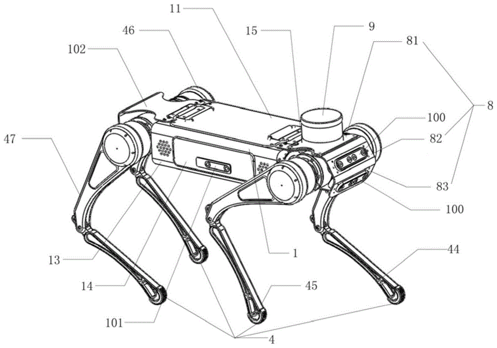智能化四足机器人的制作方法