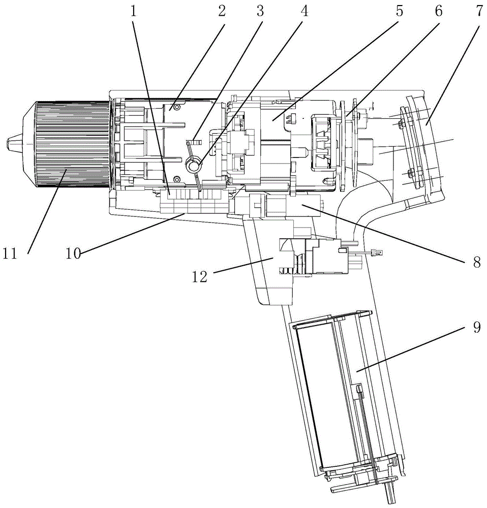 电钻内部结构详细图图片