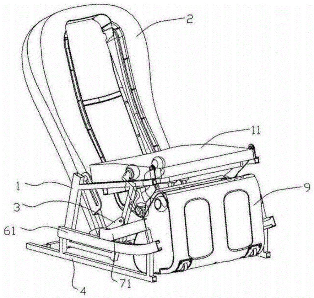 按摩椅内部机械结构图图片
