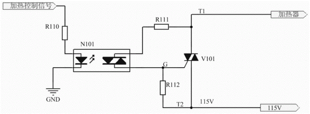 一種基於雙向可控硅的加熱驅動電路的製作方法