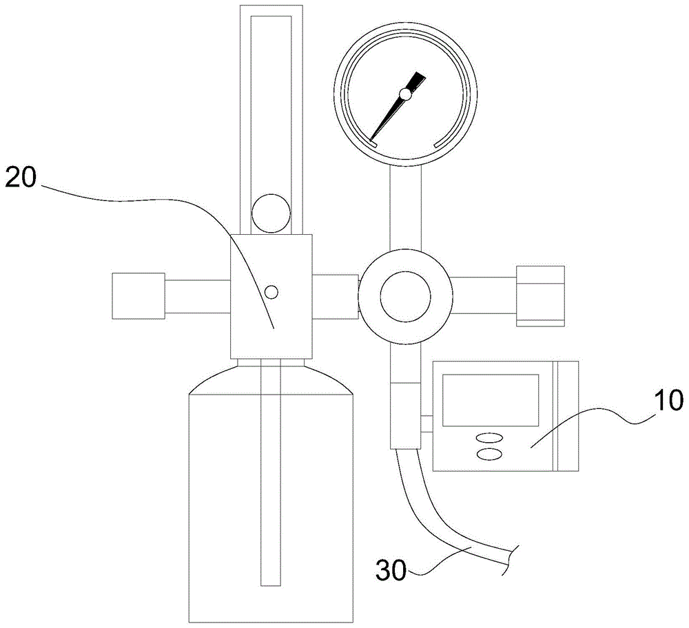 氧气表结构图图片