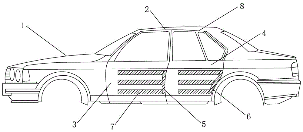 汽车的结构图简笔画图片