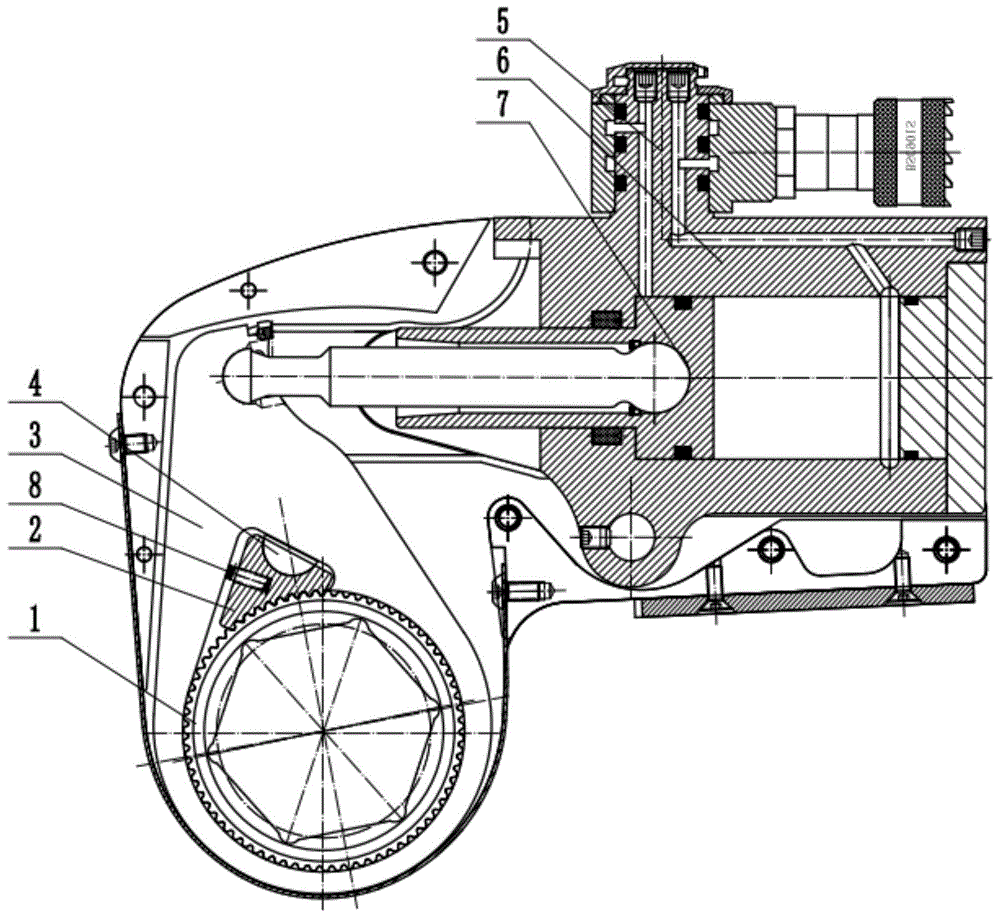 液压扳手内部结构图片