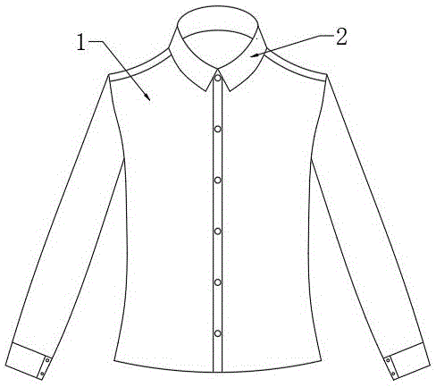 一種具有可拆卸衣領的襯衫的製作方法