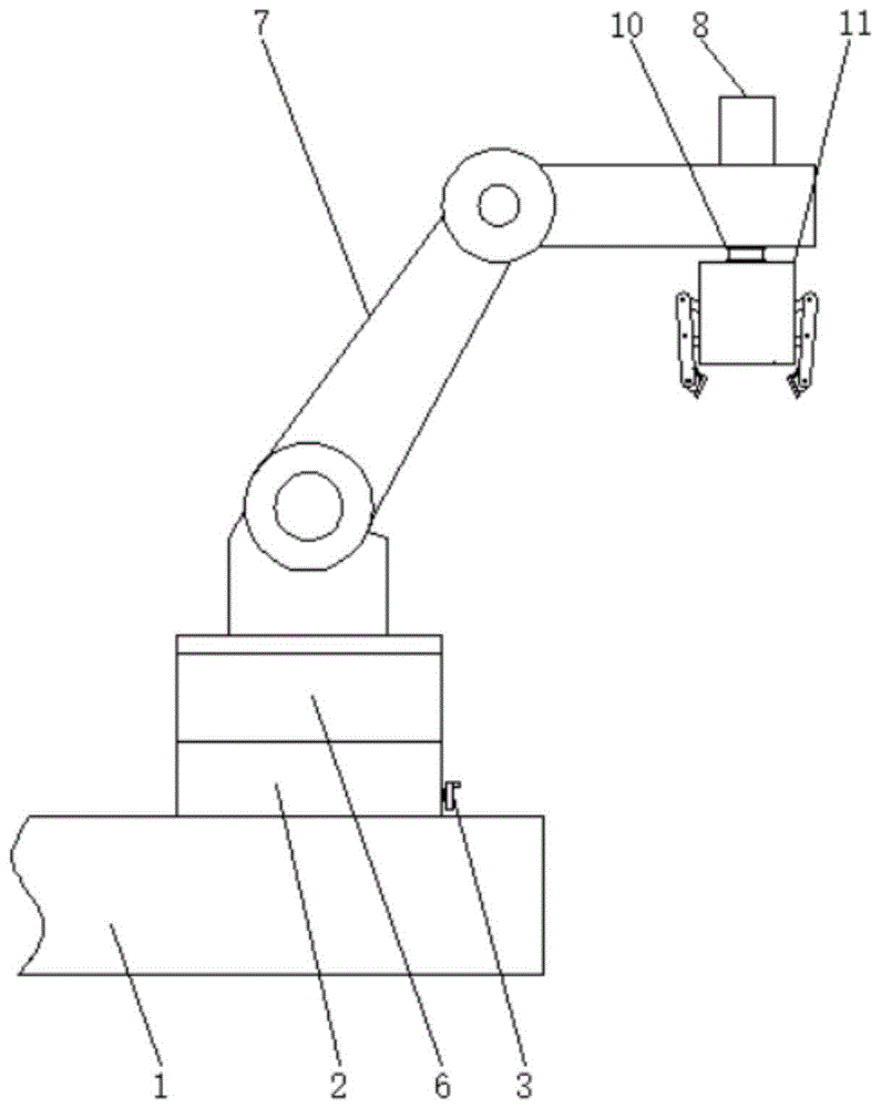 一种多角度夹取的加工设备用机械臂