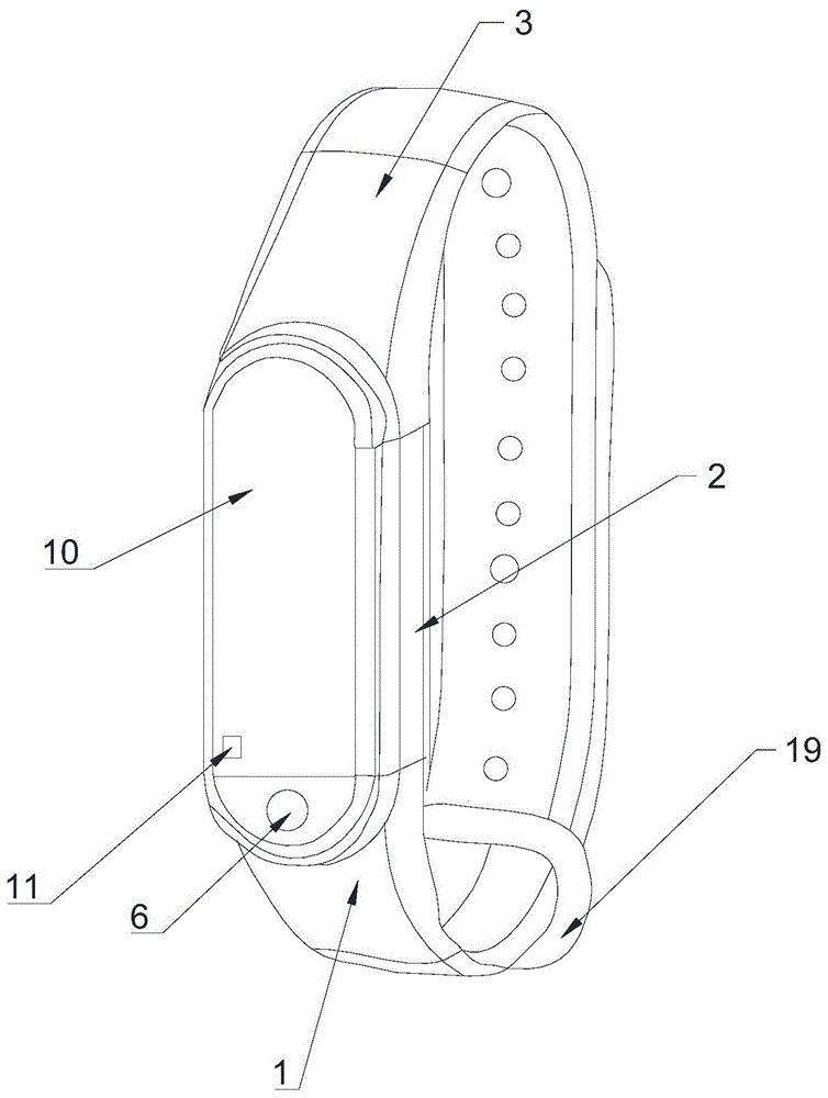 画出led手环的设计图图片