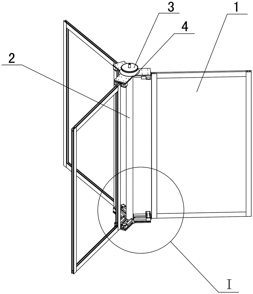 一种门扇能回缩滑动的旋转门及防夹撞方法与流程