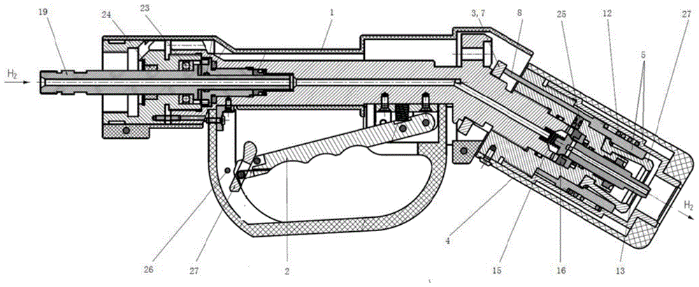 一种手持式加氢枪的制作方法