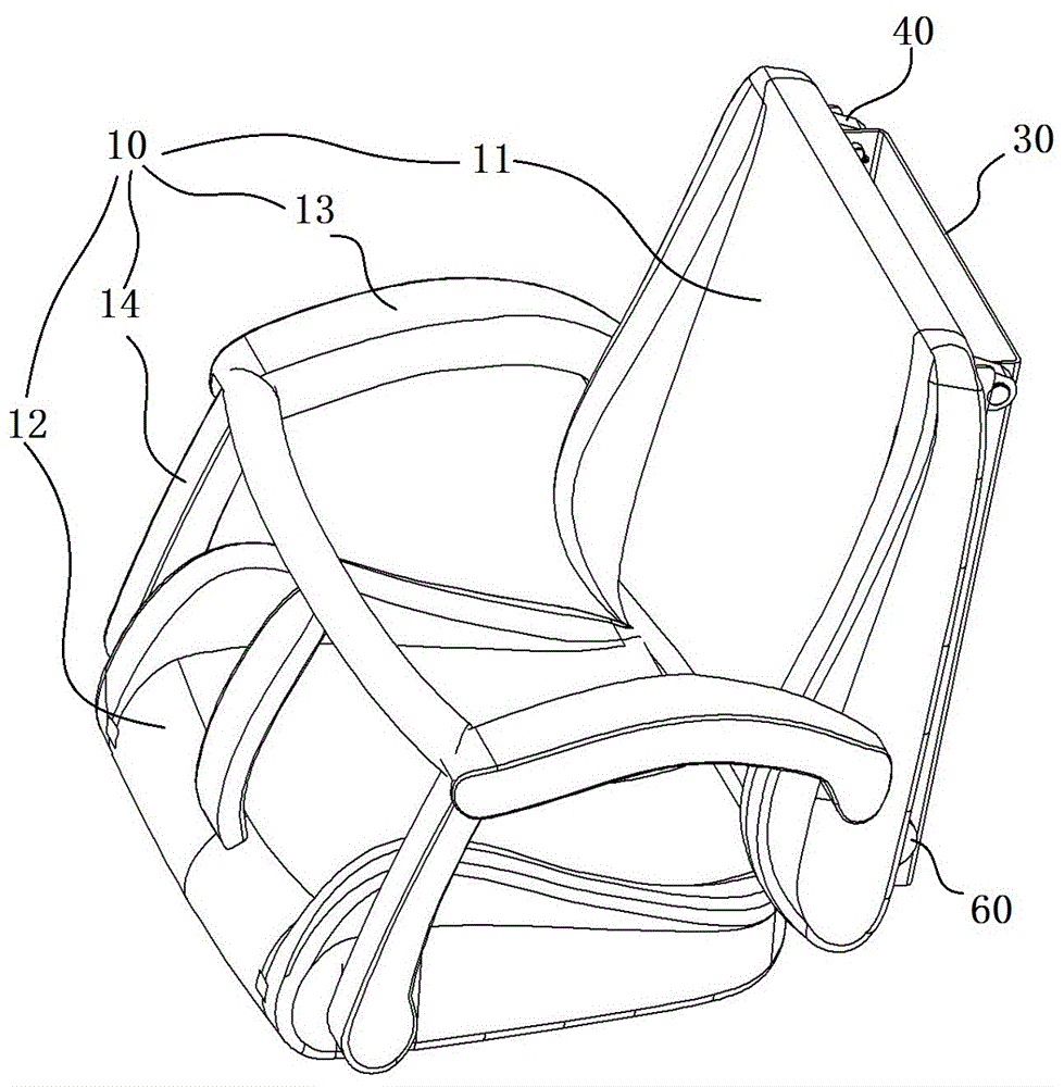 摇摇椅结构图图片
