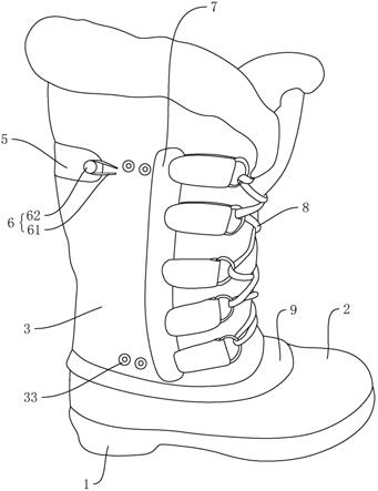 雪地靴纸样图纸图片