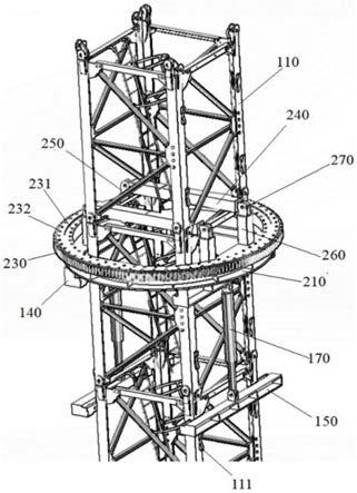 塔吊回转机构图解图片